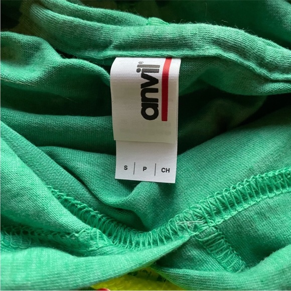 NWT | ANVIL | Canada | Bright Green | Lightweight Hooded | SMALL - Picture 3 of 3